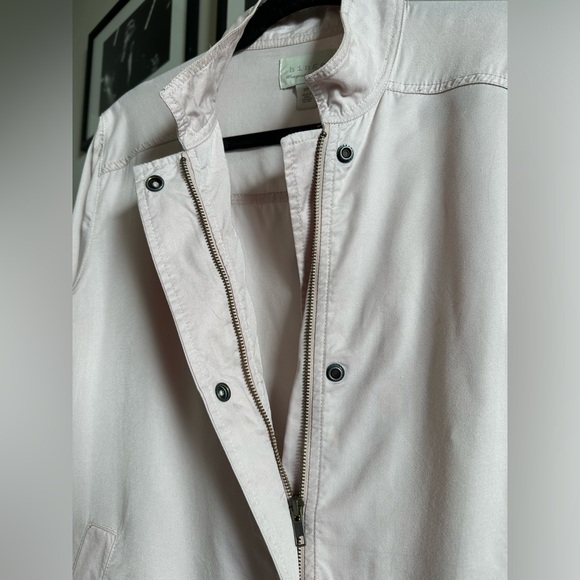 Anthropologie Hinge Designed In Seattle Women's Pale Pink Full Zip Jacket - Picture 4 of 7
